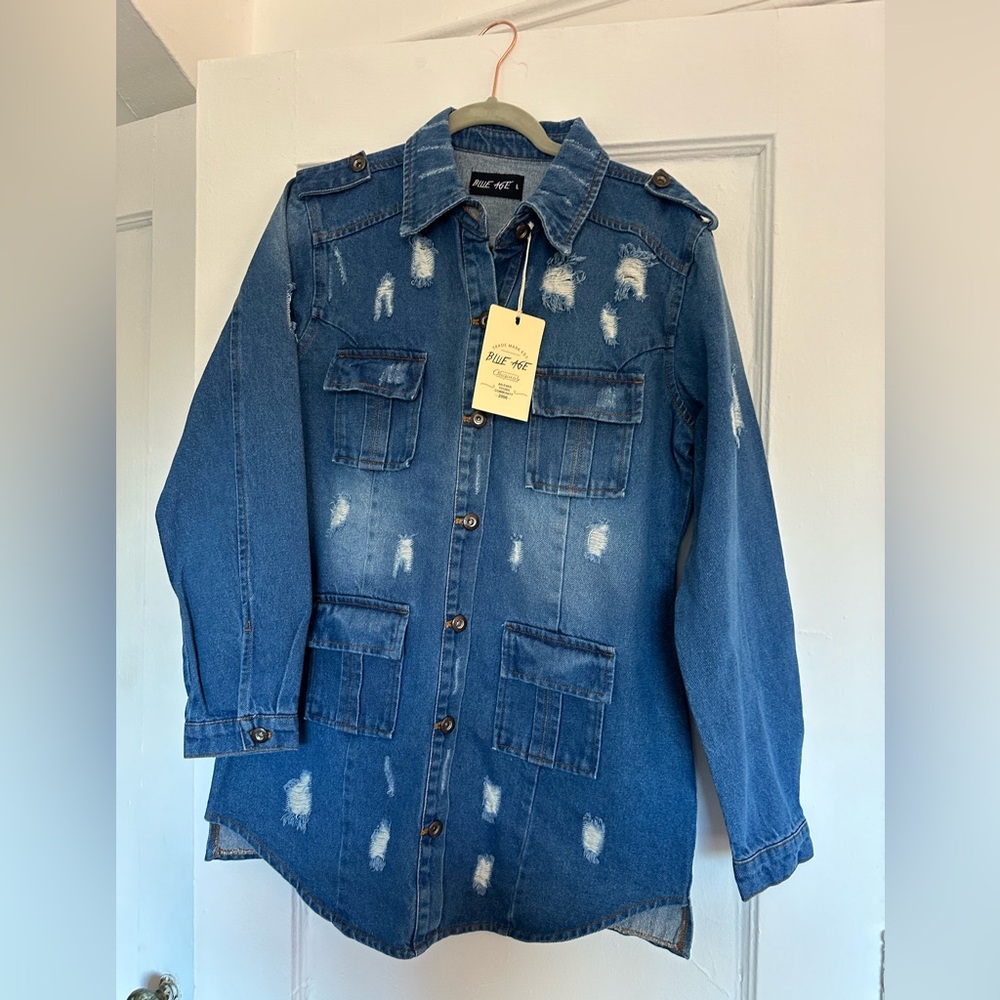Denim jacket can be worn as shirt